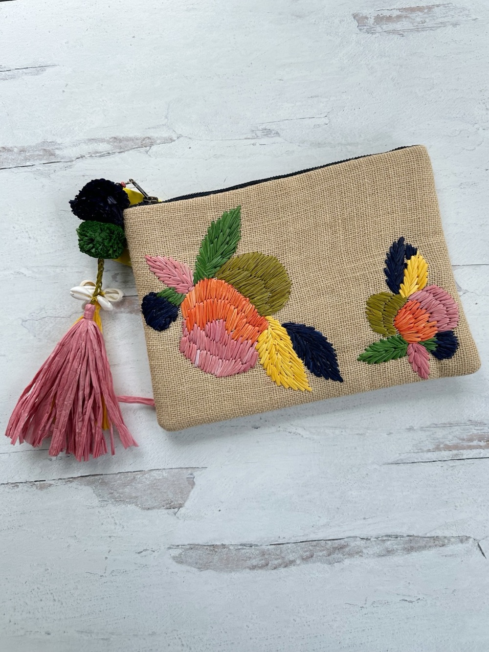 Roller Rabbit • Jute & Raffia Ardelle Clutch